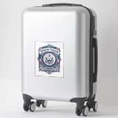 Sticker Débardeur graphique vectoriel du cercle de couture (Sur valise)