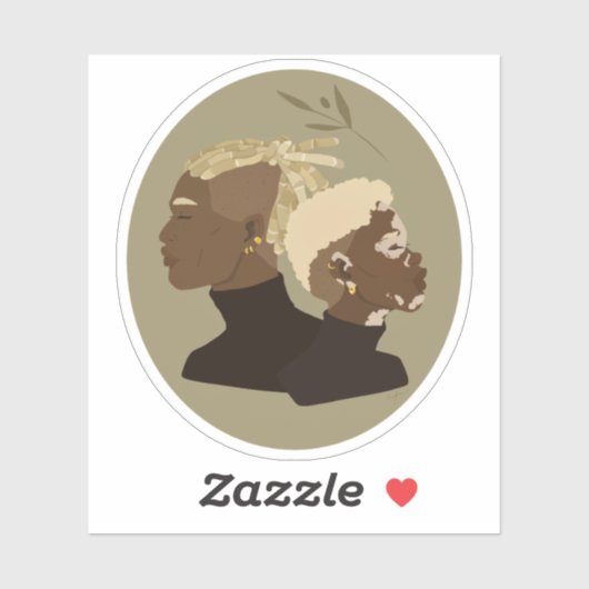 Sticker Debonair Duo (Feuille)