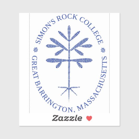 Sticker Décal bleu vinyle rectangulaire (Feuille)