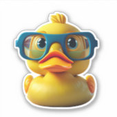 Sticker Décal de canard blanc mignon (Devant)