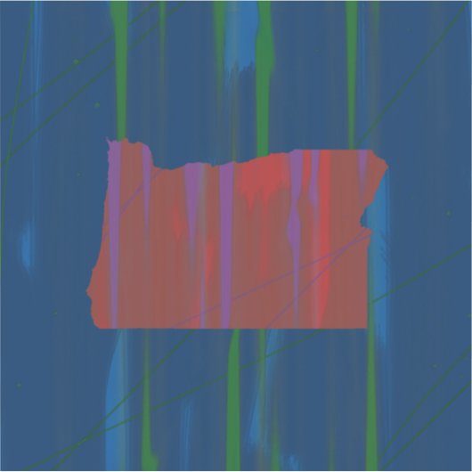 Sticker Décal de la soupe de l'Oregon (Devant)