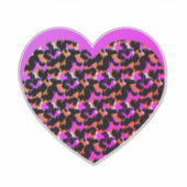 Sticker Décal de voiture Empreinte de léopard (Devant)