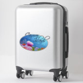 Sticker Décal des îles Caïmans (Sur valise)