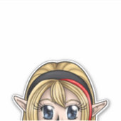 Sticker Décal Kojika Peeking (Devant)