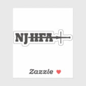 Sticker Décal NJHFA (Feuille)