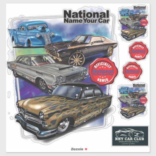 Sticker Décalage de vinyle personnalisé (Feuille)