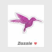 Sticker Décalques pourpres étincelants de parties (Feuille)