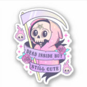 Sticker Décès dans Pastel Goth Grim Reaper (Devant)