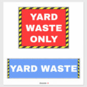 Sticker Déchets de triage (Feuille)