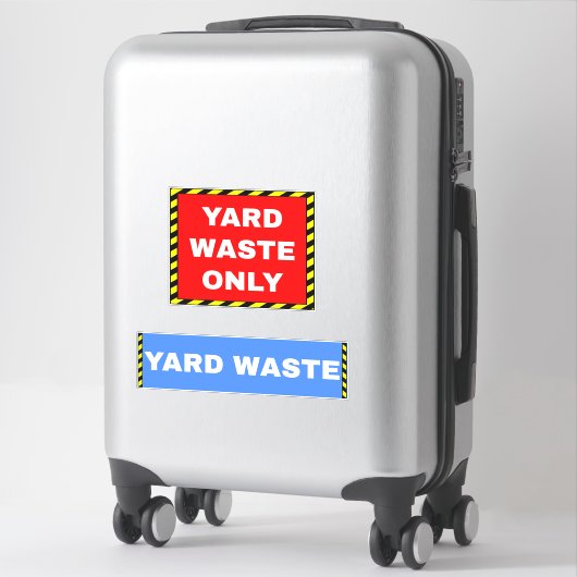 Sticker Déchets de triage (Sur valise)