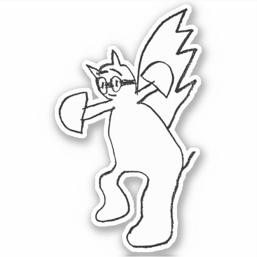 Sticker Declan's Cat Kid (Devant)