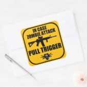 Sticker déclencheur de l'attaque par zombie Coque (Enveloppe)