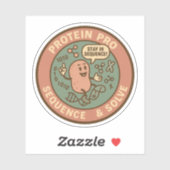 Sticker Décoder les protéines comme une séquence Pro et ré (Feuille)