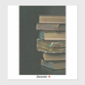 Sticker Décor de mur de lecture (Feuille)