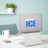 Sticker décoratif Froid Ice Store (Ordinateur portable sur le bureau)