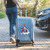 Sticker Décoration de maison de Noël tricotée (Valise Insitu)