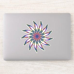 Sticker Décoration florale Mandala