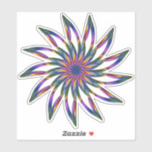 Sticker Décoration florale Mandala (Feuille)