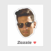 Sticker Décoration personnalisée de fête d'enterrement de (Feuille)