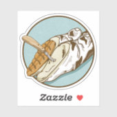 Sticker Découpage du capot de vache (Feuille)