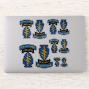 Sticker Découpe de bérets verts des forces spéciales