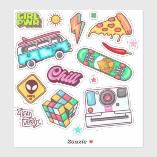 Sticker Découpe de mise à la mémoire (Feuille)