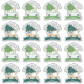 Sticker Décrets de livraison de courrier personnalisés pou (Devant)