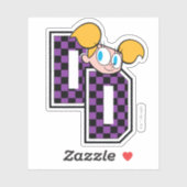 Sticker Dee Dee Athletic Letters Graphic (Feuille)