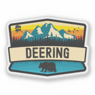 Sticker Deering Alaska
