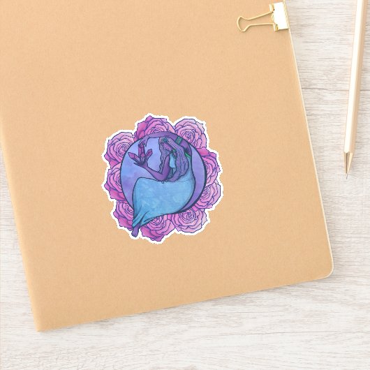 Sticker Déesse de cristal (Carnet)