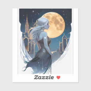 Sticker Déesse de la Lune
