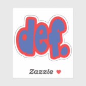Sticker déf. (Feuille)