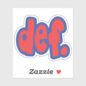 Sticker déf. (Feuille)