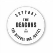Sticker Défense de la fille | Les diacres (Devant)