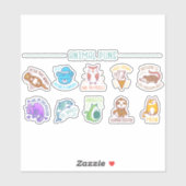STICKER DÉFINIR LES PUNS ANIMAUX (Feuille)
