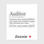 Sticker Définition Du Vérificateur, Don Pour Le Vérificate (Feuille)