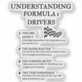 Sticker Définitions homogènes inspirées de la F1 (Devant)