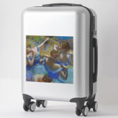 Sticker Degas Blue Dancers Pastel Fine Art Masterpiece (Sur valise)