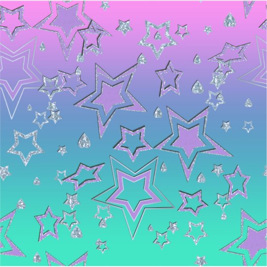 Sticker Dégradé de Noël parties scintillant brillant confe (Devant)