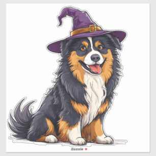 Sticker Déguisement de chiot pour Halloween, joli style de