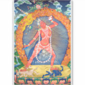 Sticker Déité bouddhiste tibétaine de Vajrayogini (Devant)