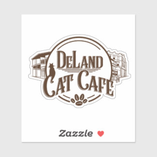 Sticker DeLand Cat Cafe LOGO