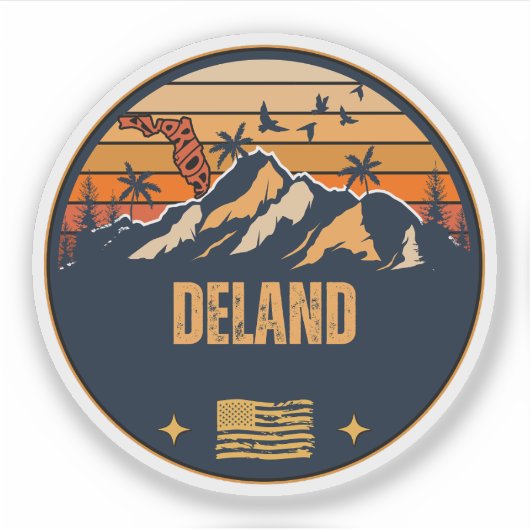 Sticker DeLand, Floride (Devant)