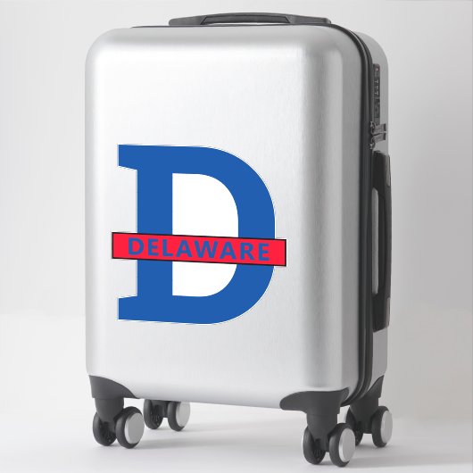 Sticker Delaware (Sur valise)