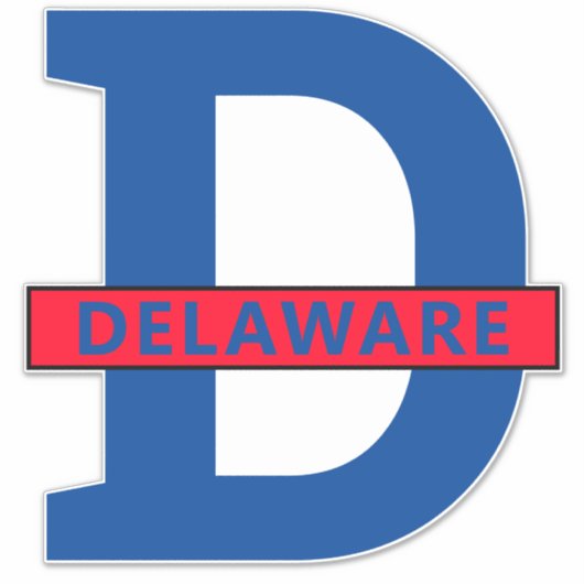 Sticker Delaware (Devant)