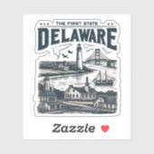 Sticker Delaware (Feuille)