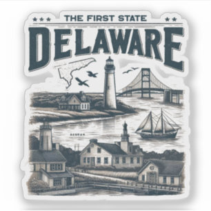 Sticker Delaware