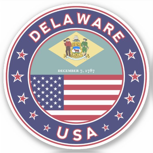 Sticker Delaware (Devant)