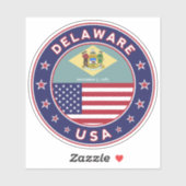 Sticker Delaware (Feuille)