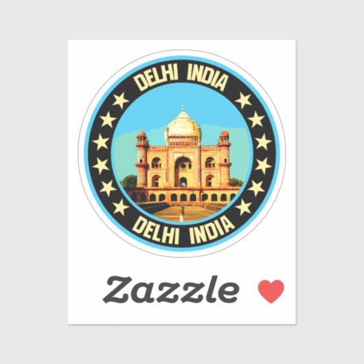 Sticker Delhi (Feuille)